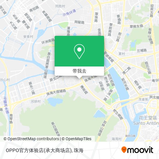 OPPO官方体验店(承大商场店)地图
