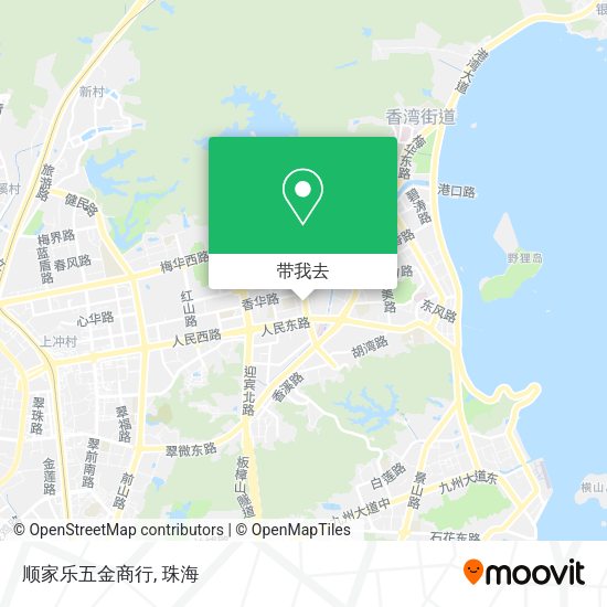 顺家乐五金商行地图