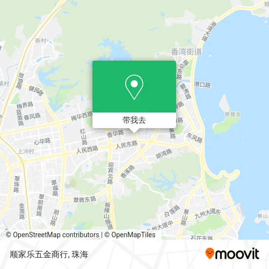 顺家乐五金商行地图