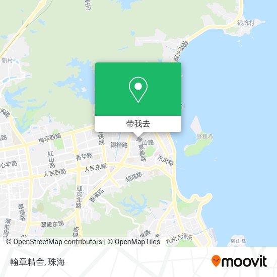翰章精舍地图