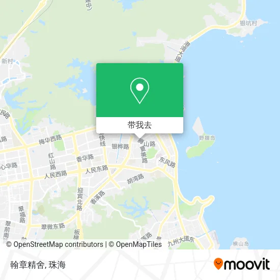 翰章精舍地图