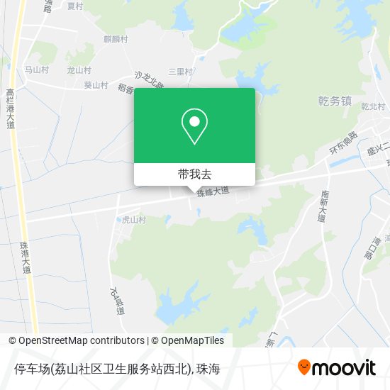 停车场(荔山社区卫生服务站西北)地图