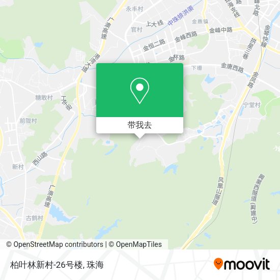 柏叶林新村-26号楼地图