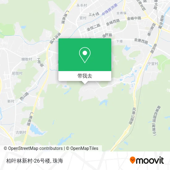柏叶林新村-26号楼地图