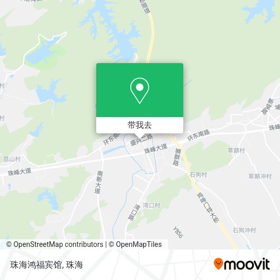 珠海鸿福宾馆地图