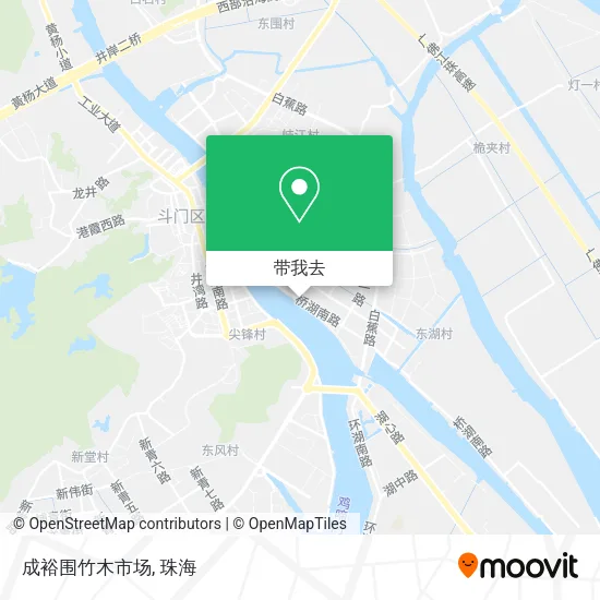 成裕围竹木市场地图