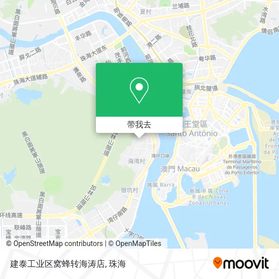 建泰工业区窝蜂转海涛店地图