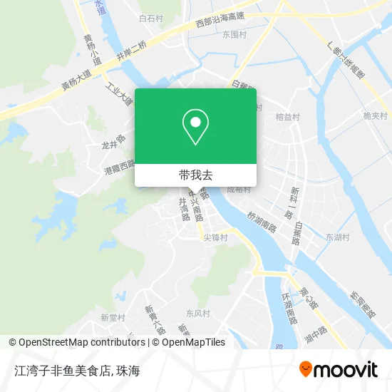 江湾子非鱼美食店地图