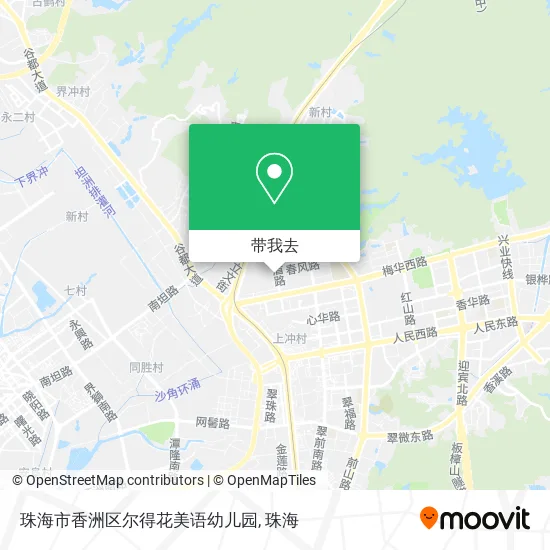 珠海市香洲区尔得花美语幼儿园地图