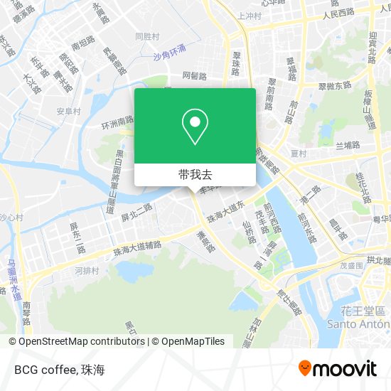 BCG coffee地图