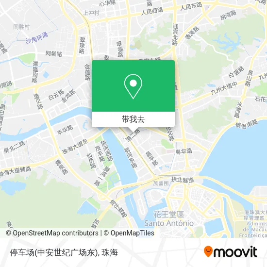 停车场(中安世纪广场东)地图