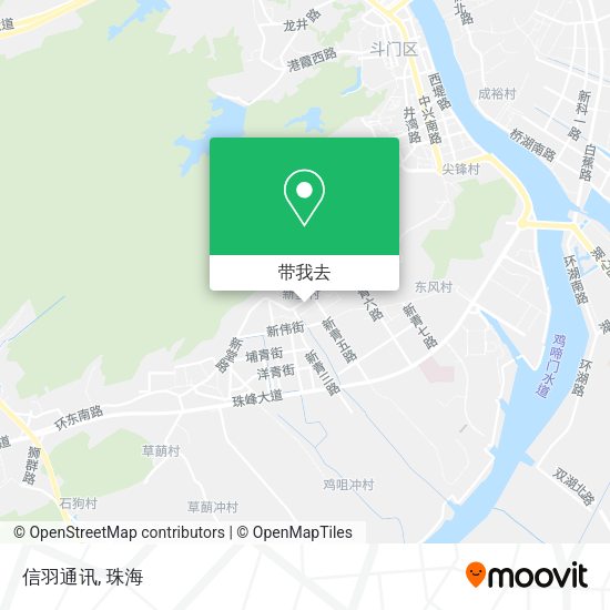 信羽通讯地图