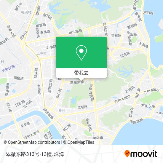 翠微东路313号-13幢地图