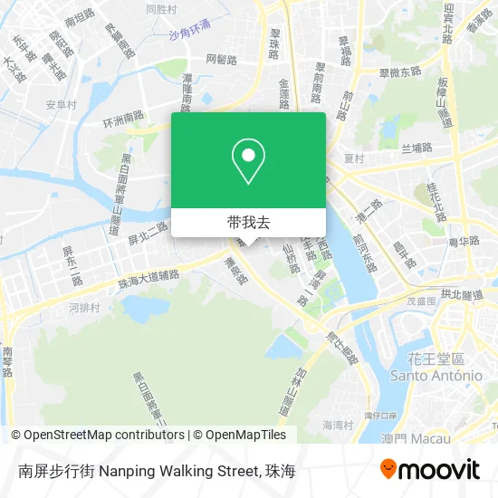 南屏步行街 Nanping Walking Street地图