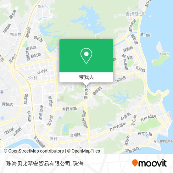 珠海贝比琴安贸易有限公司地图