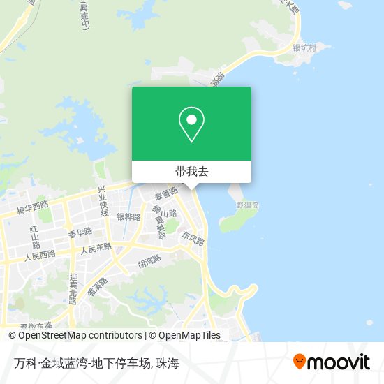万科·金域蓝湾-地下停车场地图