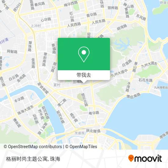 格丽时尚主题公寓地图
