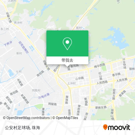 公安村足球场地图