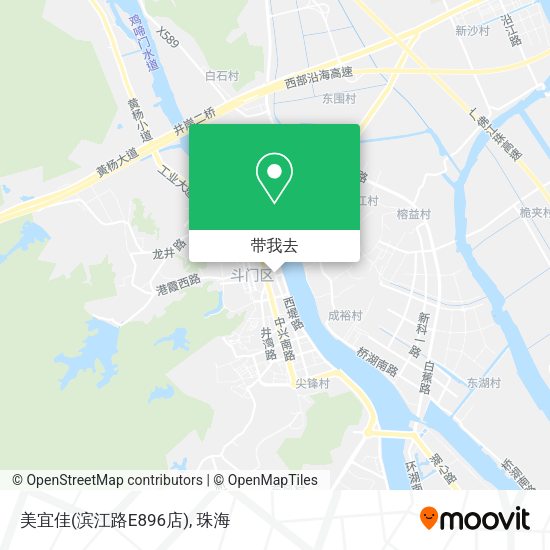 美宜佳(滨江路E896店)地图