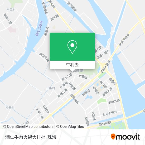 潮仁牛肉火锅大排挡地图