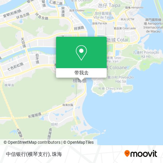 中信银行(横琴支行)地图