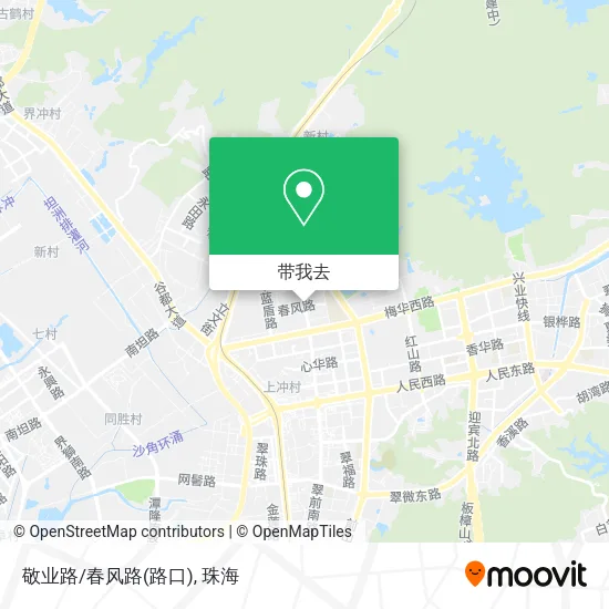 敬业路/春风路(路口)地图
