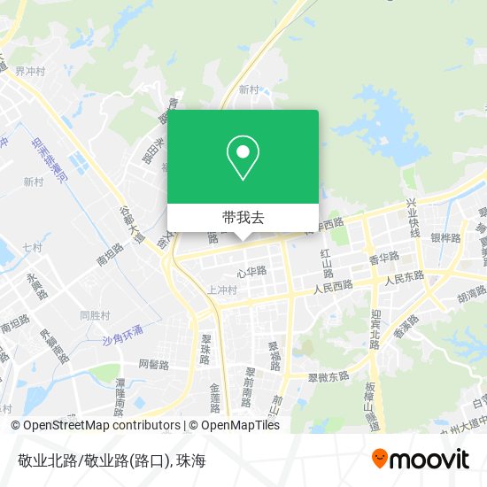 敬业北路/敬业路(路口)地图