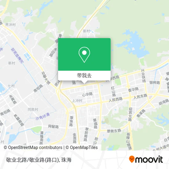 敬业北路/敬业路(路口)地图