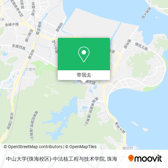 中山大学(珠海校区)-中法核工程与技术学院地图