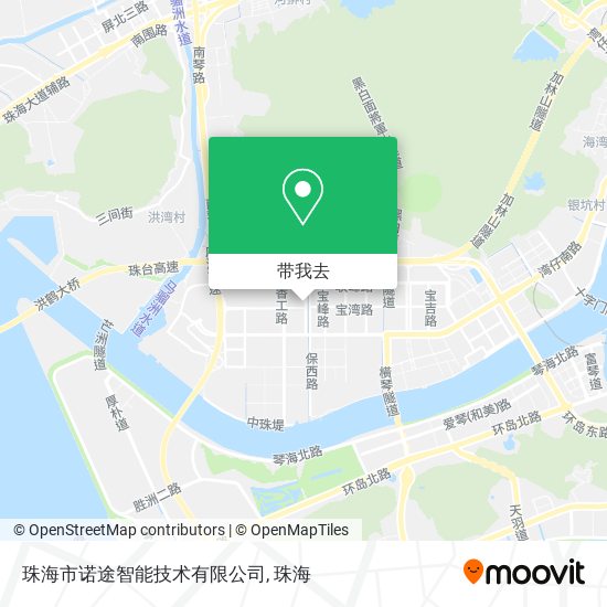 珠海市诺途智能技术有限公司地图