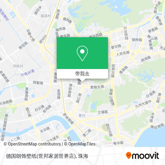 德国朗饰壁纸(世邦家居世界店)地图
