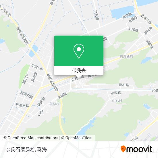 余氏石磨肠粉地图