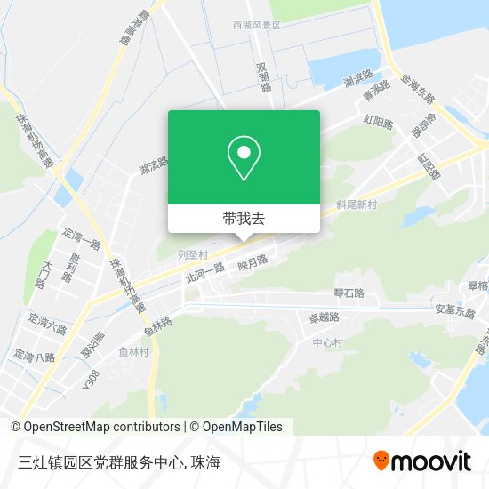 三灶镇园区党群服务中心地图