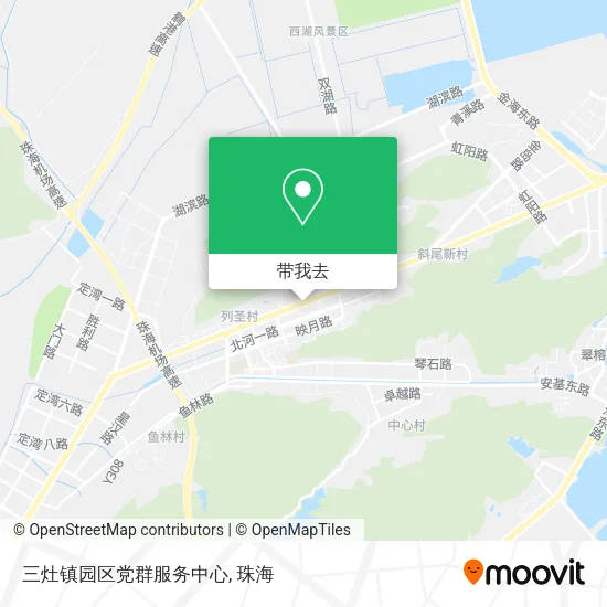 三灶镇园区党群服务中心地图