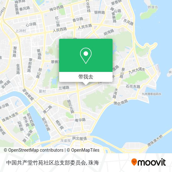 中国共产堂竹苑社区总支部委员会地图