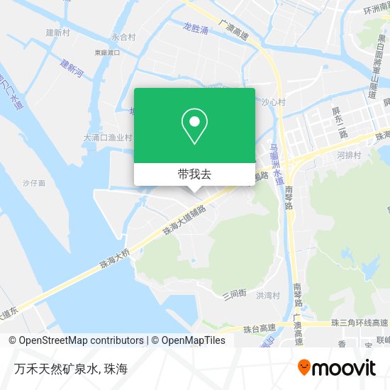 万禾天然矿泉水地图