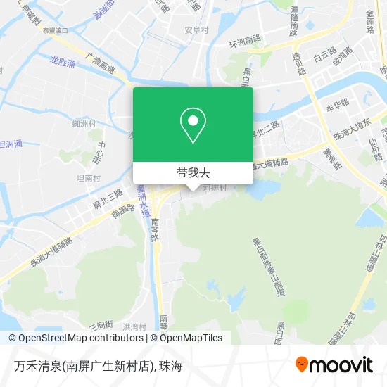 万禾清泉(南屏广生新村店)地图