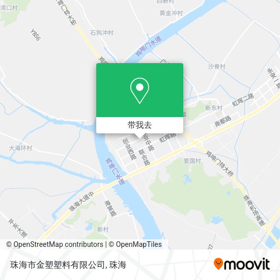 珠海市金塑塑料有限公司地图