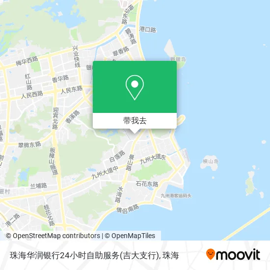 珠海华润银行24小时自助服务(吉大支行)地图