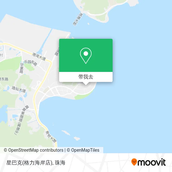 星巴克(格力海岸店)地图