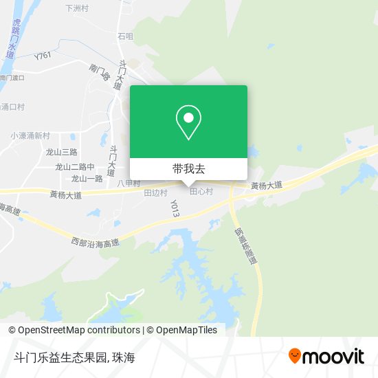 斗门乐益生态果园地图
