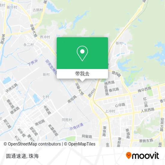 圆通速递地图