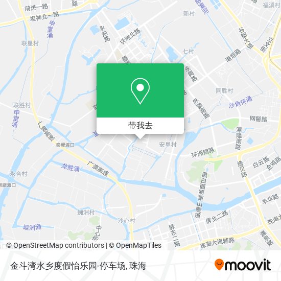 金斗湾水乡度假怡乐园-停车场地图