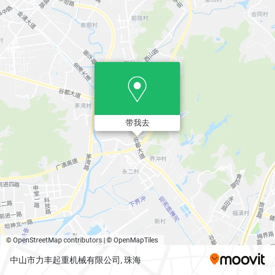 中山市力丰起重机械有限公司地图