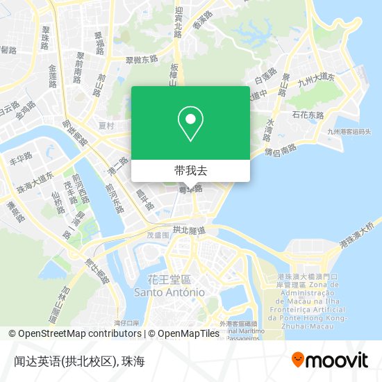 闻达英语(拱北校区)地图