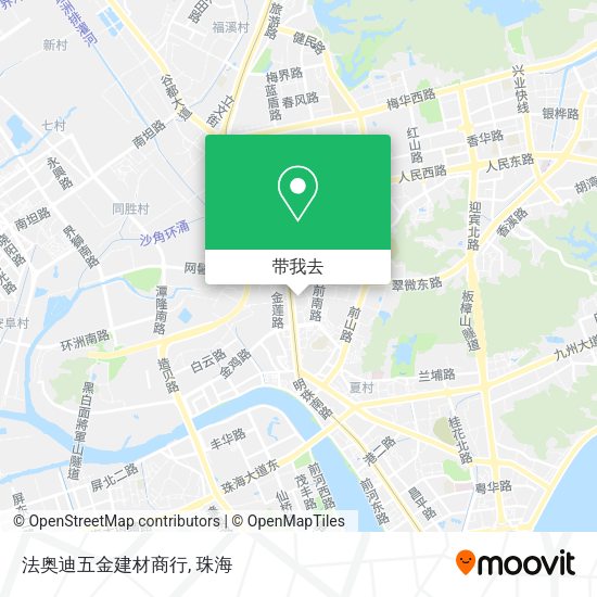 法奥迪五金建材商行地图
