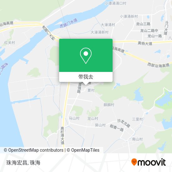 珠海宏昌地图