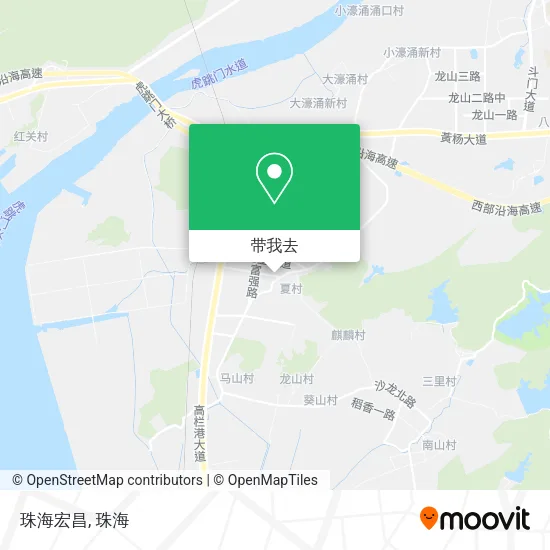 珠海宏昌地图