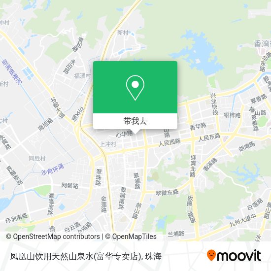 凤凰山饮用天然山泉水(富华专卖店)地图