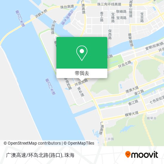 广澳高速/环岛北路(路口)地图